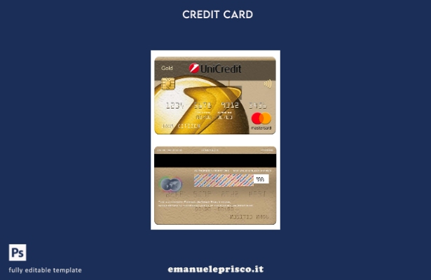 modello oro mastercard Romania UniCredit Bank stile verificato